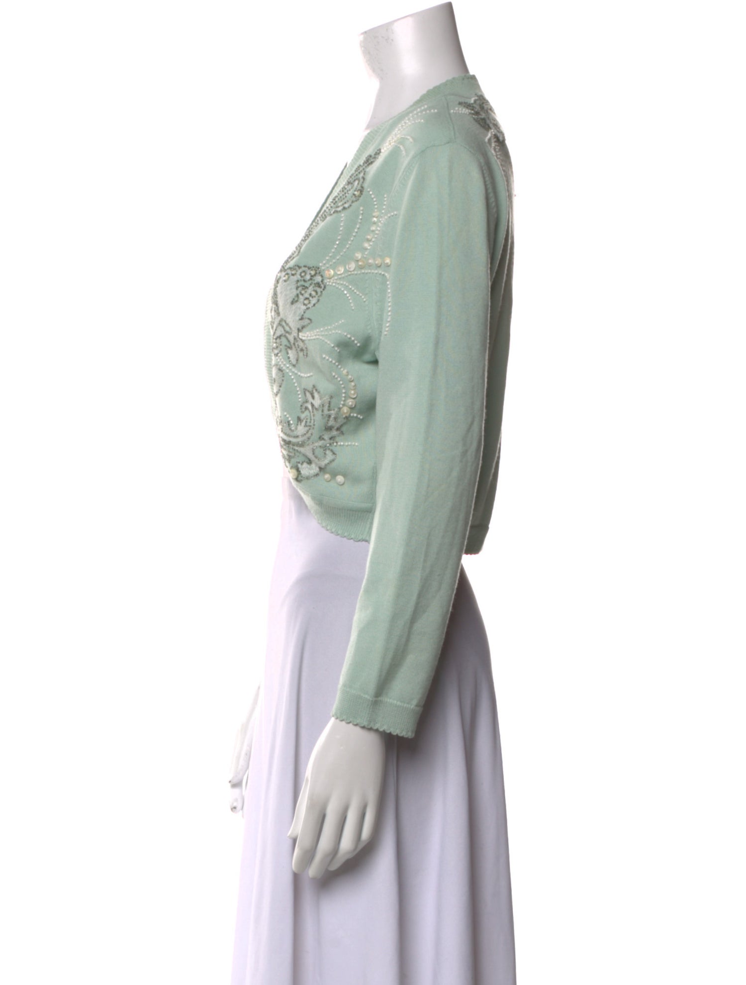 Carolina Herrera Virgin Wool V-Neck Sweater